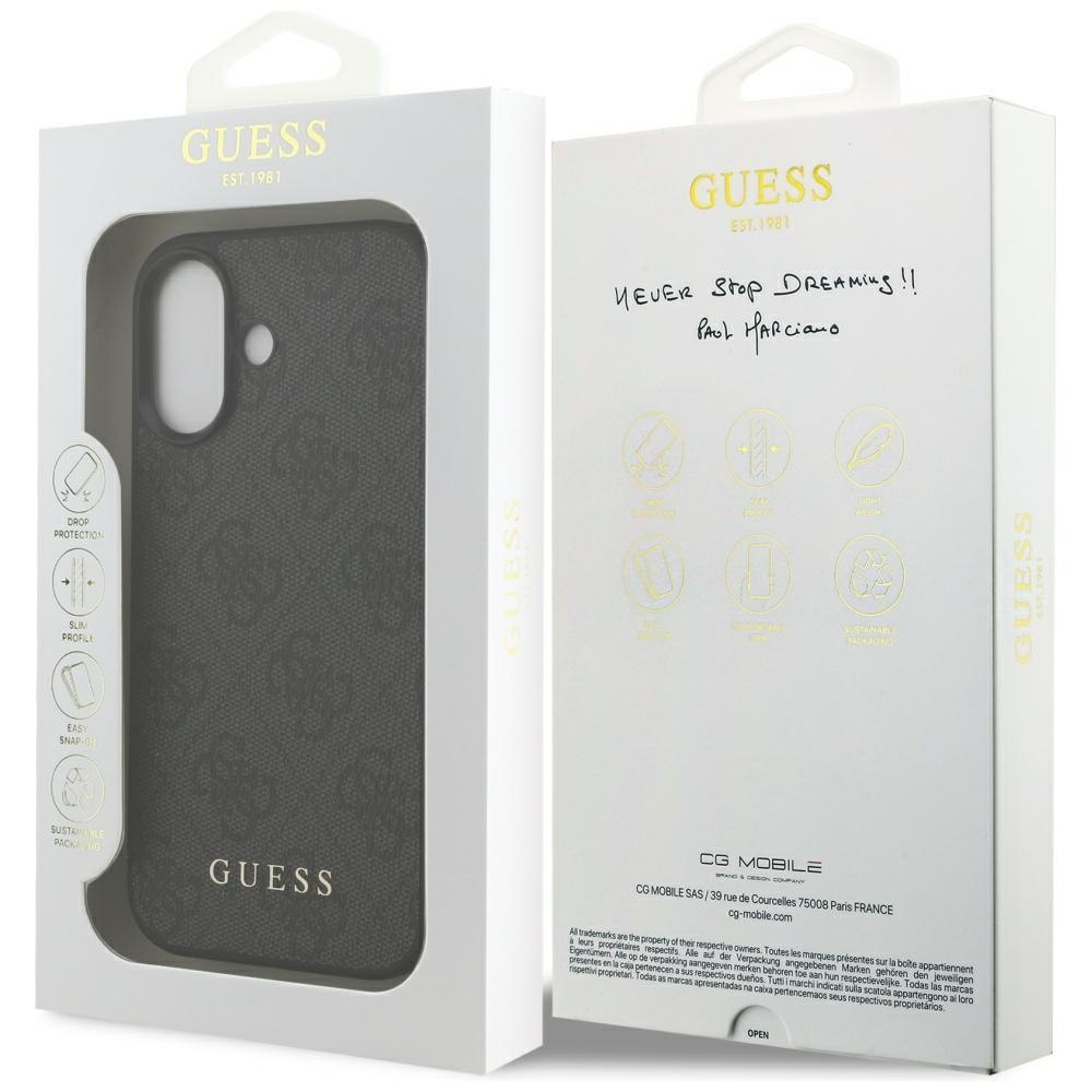 Etui Guess 4G Classic do iPhone 17 czarny